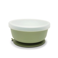 Ciotola in Silicone Con Base a Sottovuoto e Coperchio Fresh GREEN